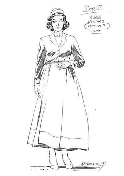 Studio Personaggi: Doris<br>disegni di Stefano Raffaele<br><i>(c) 2008 Soleil</i>