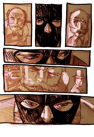 Storytelling tavola 7<br>disegni di Carmine di Giandomenico<br><i>(c) 2007 Marvel Comics</i>