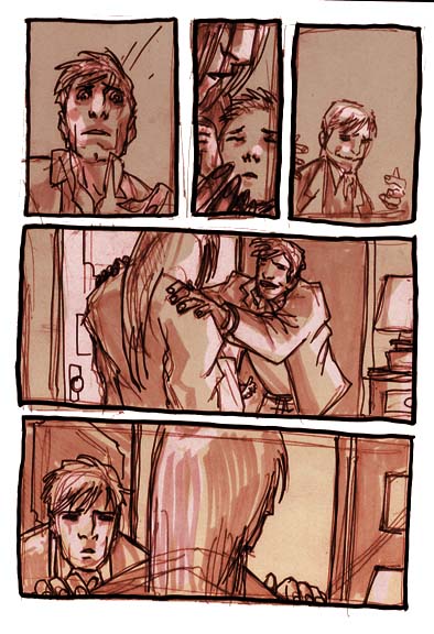 Storytelling tavola 15<br>disegni di Carmine di Giandomenico<br><i>(c) 2007 Marvel Comics</i>