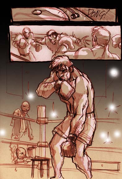 Storytelling tavola 22 Storytelling tavola 22<br>disegni di Carmine di Giandomenico<br><i>(c) 2007 Marvel Comics</i>