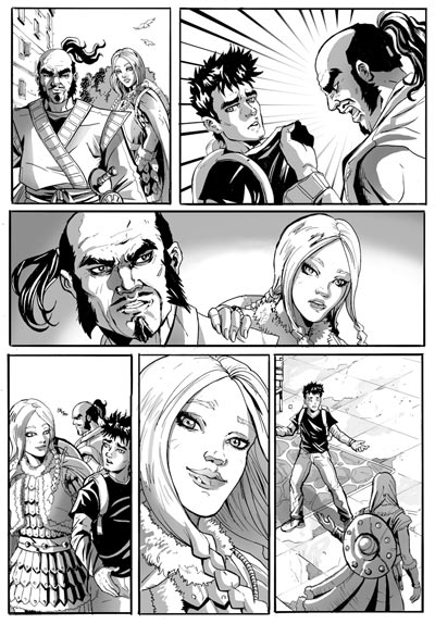 Cronaca Comics Numero 3 - Tempus Manet<br>disegni di Riccardi<br><i>(c) 2008 Salvatore Taormina</i>