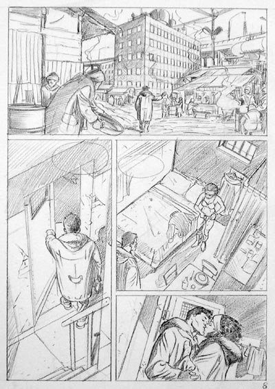 Matite Tavola 8 - Gli Scorpioni numero 1<br>disegni di Francesco Bonanno<br><i>(c) 2008 Salvatore Taormina</i>