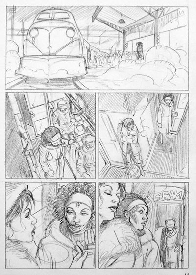 Matite Tavola 10 - Gli Scorpioni numero 1<br>disegni di Francesco Bonanno<br><i>(c) 2008 Salvatore Taormina</i>