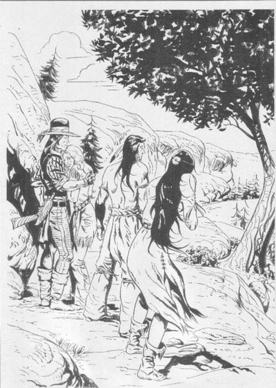 Tavola tratta da Than Dai nuova serie numero 4<br>disegni di Marco Boselli<br><i>(c) 2008 Salvatore Taormina</i>