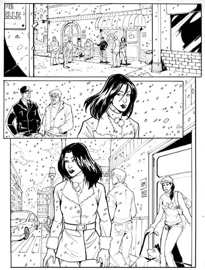 Tavola tratta dal numero 51<br>disegni di Luisa Russo<br><i>(c) 2008 Edizioni Star Comics</i>
