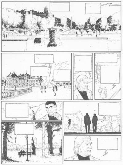 Volume 1 Tavola 20 bianco&nero<br>disegni di Andrea Mutti<br><i>(c) 2008 Panini Comics</i>