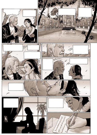 Volume 2 Tavola 17<br>disegni di Andrea Mutti, colori di Malisan<br><i>(c) 2008 Panini Comics</i>