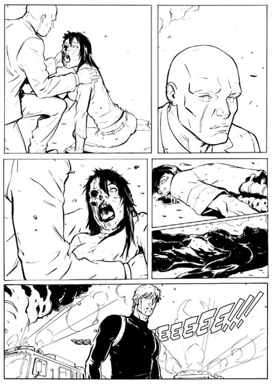Tavola tratta dall'Extra numero 3 Tavola tratta dall'Extra numero 3<br>disegni di Ambra Colombani & Lucilla Stellato<br><i>(c) 2008 Edizioni Star Comics</i>