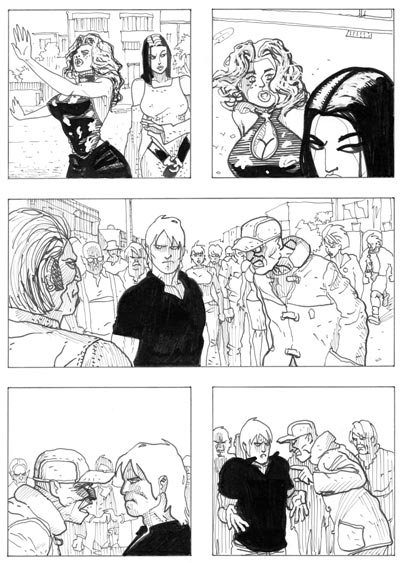 Tavola tratta dall'Extra numero 3<br>disegni di Joachim Tilloca<br><i>(c) 2008 Edizioni Star Comics</i>