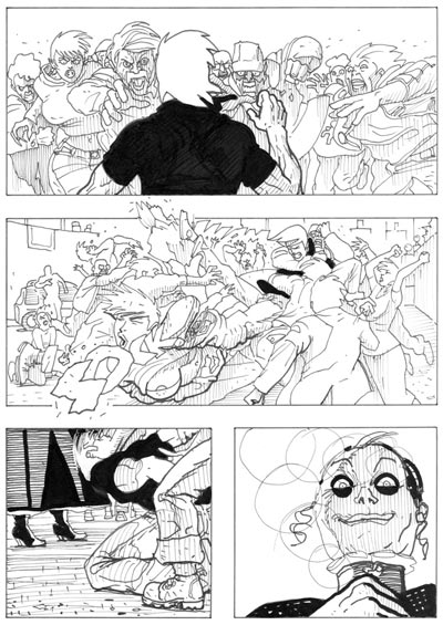 Tavola tratta dall'Extra numero 3<br>disegni di Joachim Tilloca<br><i>(c) 2008 Edizioni Star Comics</i>