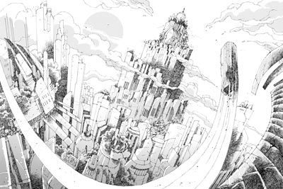 Tavola tratta dal numero 53<br>disegni di Massimo Dall'Oglio<br><i>(c) 2008 Edizioni Star Comics</i>