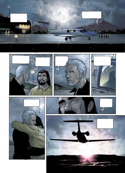 Volume 3 Tavola 26 Volume 3 Tavola 26<br>disegni di Andrea Mutti, colori di Malisan<br><i>(c) 2008 Panini Comics</i>