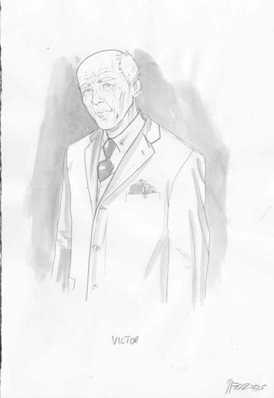 Studio Personaggi: Victor Granger<br>disegni di Andrea Mutti<br><i>(c) 2008 Panini Comics</i>