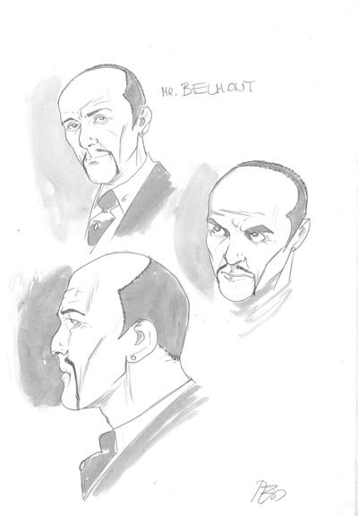 Studio Personaggi: William Belmont<br>disegni di Andrea Mutti<br><i>(c) 2008 Panini Comics</i>