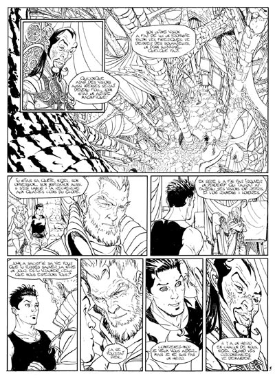 Volume 2 Tavola 3 bianco&nero<br>disegni di Giulio De Vita<br><i>(c) 2008 Le Lombard</i>