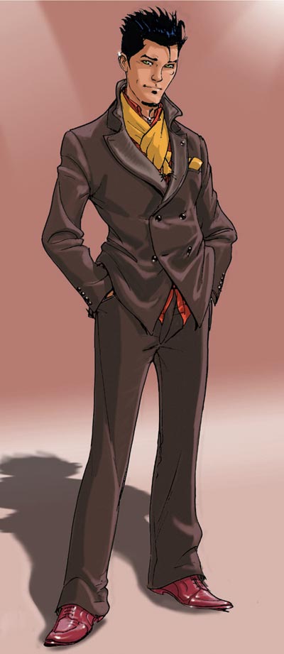 Studio Personaggi: Nigel<br>disegni di Giulio De Vita<br><i>(c) 2008 Le Lombard</i>