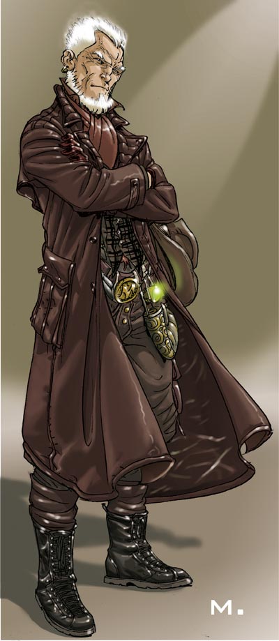 Studio Personaggi: Merlino<br>disegni di Giulio De Vita<br><i>(c) 2008 Le Lombard</i>