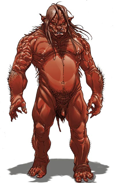 Studio Personaggi: Mostro<br>disegni di Giulio De Vita<br><i>(c) 2008 Le Lombard</i>