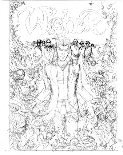 Bozza Cover Volume 1<br>disegni di Giulio De Vita<br><i>(c) 2008 Le Lombard</i>