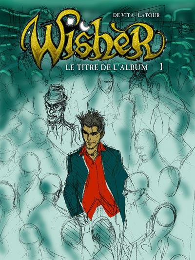 Prova Cover Volume 1<br>disegni e colori di Giulio De Vita<br><i>(c) 2008 Le Lombard</i>