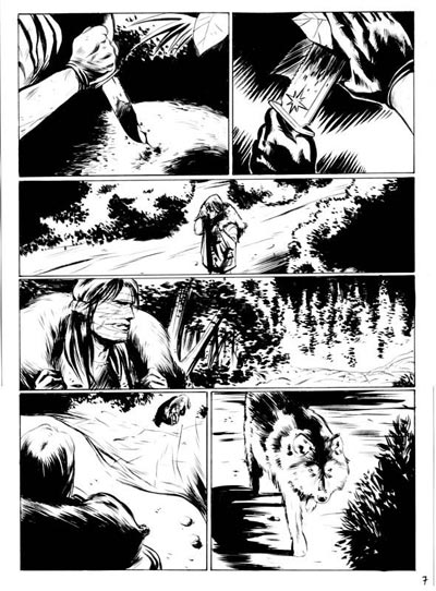 Tavola tratta dall'Extra numero 26<br>disegni di Dario Sansone<br><i>(c) 2008 Edizioni Star Comics</i>