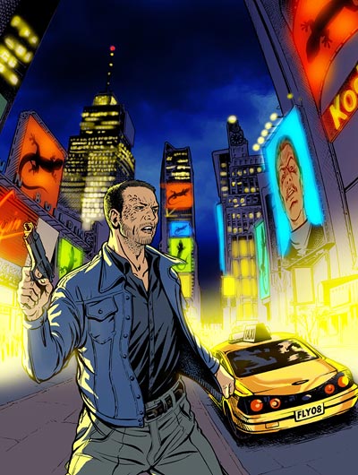 Cover Extra Numero 26<br>disegni di Matteo Mosca, colori di Ivan Cappiello<br><i>(c) 2008 Edizioni Star Comics</i>