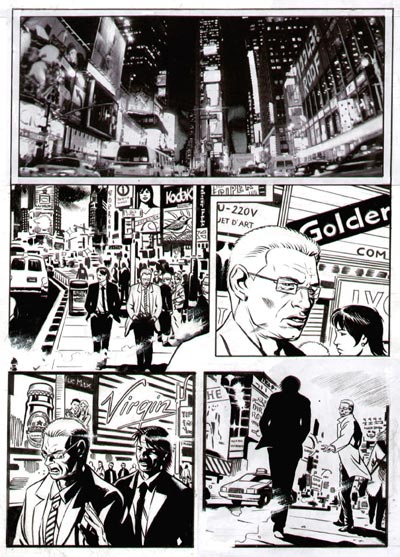 Tavola tratta dall'Extra numero 26<br>disegni di Stefano Santoro<br><i>(c) 2008 Edizioni Star Comics</i>