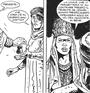 Ugo ritrova la regina Taitù<br>disegni di Ersin Burak, Volto Nascosto n.11, pag.37<br><i>(c) 2008 Sergio Bonelli Editore</i>