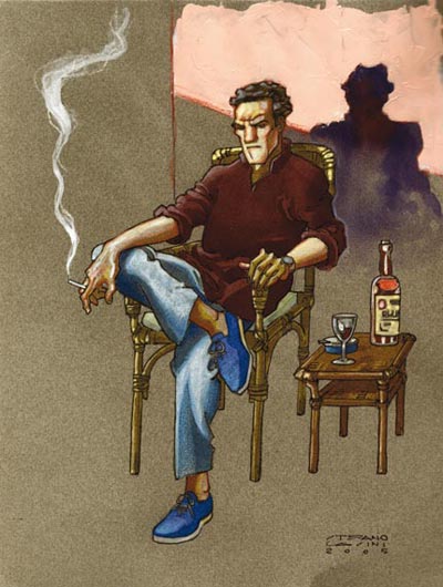 Nero Maccanti<br>disegni e colori di Stefano Casini<br><i>(c) 2008 Editions Mosquito</i>
