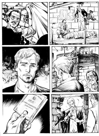 Tavola tratta dal numero 1<br>disegni di Sergio Gerasi<br><i>(c) 2008 Edizioni Star Comics</i>