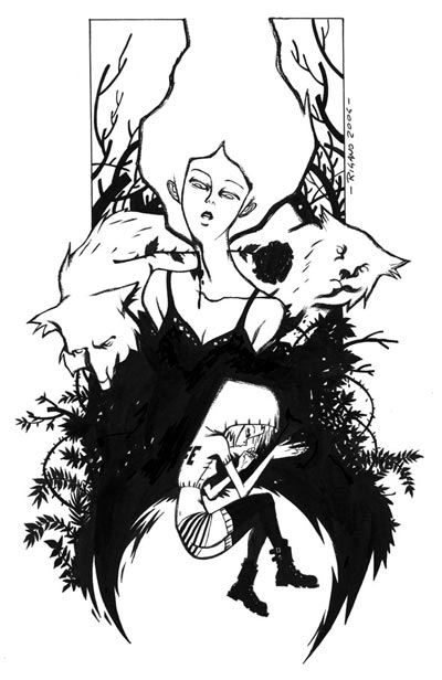 Illustrazione preliminare non utilizzata<br>disegni di Giovanni Rigano<br><i>(c) 2008 Edizioni BD - Barzi - Rigano</i>