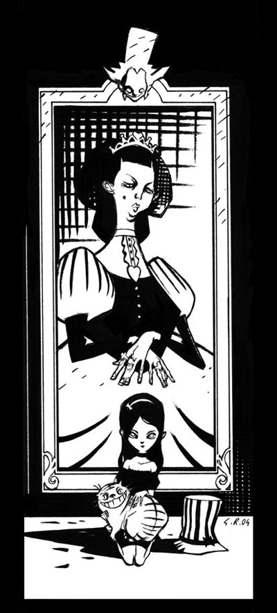 Illustrazione preliminare non utilizzata<br>disegni di Giovanni Rigano<br><i>(c) 2008 Edizioni BD - Barzi - Rigano</i>