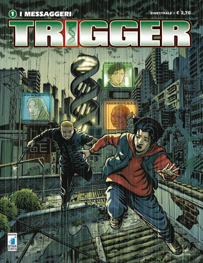 Cover Numero 1<br>disegni di Matteo Mosca, colori di Ivan Cappiello<br><i>(c) 2008 Edizioni Star Comics</i>