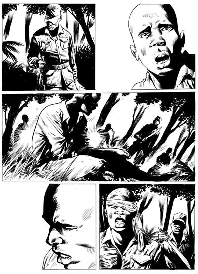Tavola tratta dal numero 1 Tavola tratta dal numero 1<br>disegni di Ivan Vitolo<br><i>(c) 2008 Edizioni Star Comics</i>