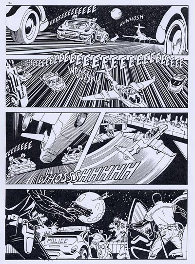 Tavola tratta dal numero 210<br>disegni di Andrea Cascioli<br><i>(c) 2008 Sergio Bonelli Editore</i>