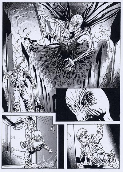 Tavola tratta dallo Speciale numero 18<br>disegni di Paolo Di Clemente<br><i>(c) 2008 Sergio Bonelli Editore</i>
