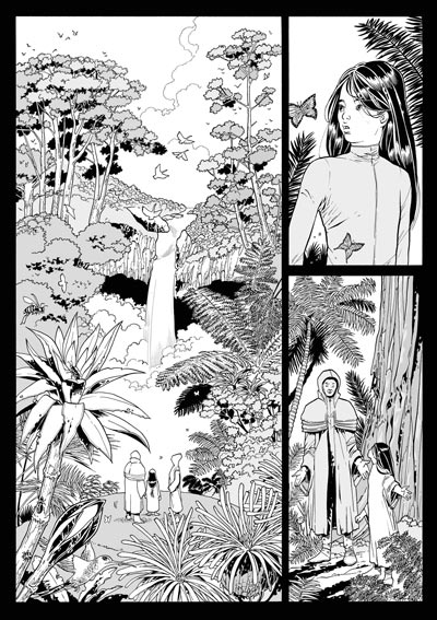 Tavola tratta dal numero 1<br>disegni di Luca Enoch<br><i>(c) 2008 Sergio Bonelli Editore</i>