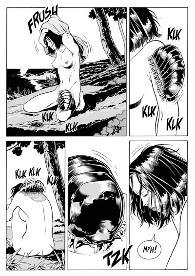Tavola tratta dal numero 1<br>disegni di Luca Enoch<br><i>(c) 2008 Sergio Bonelli Editore</i>