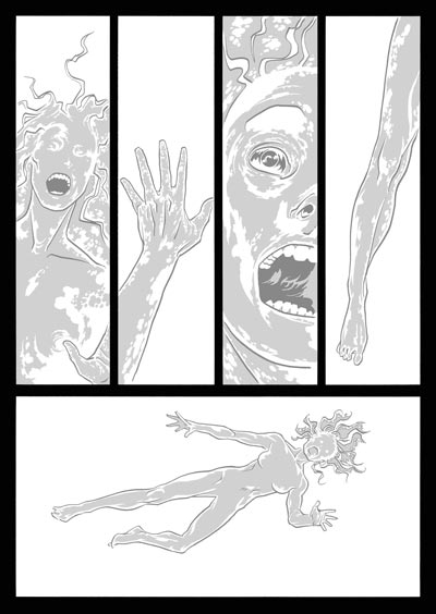 Tavola tratta dal numero 2<br>disegni di Luca Enoch<br><i>(c) 2008 Sergio Bonelli Editore</i>