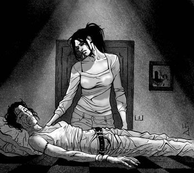 Illustrazione<br>disegni di Andrea Fattori<br><i>(c) 2008 Del Bucchia Editore</i>