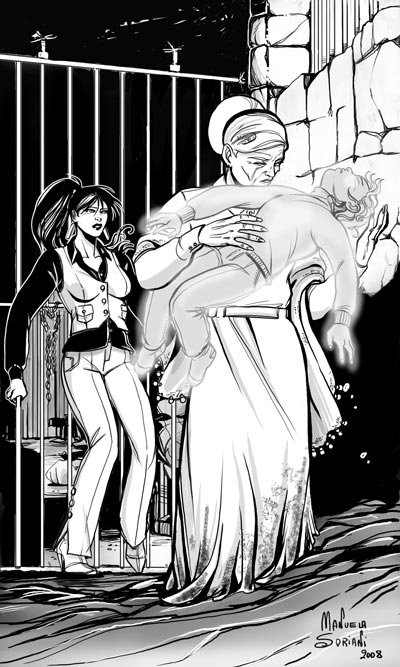 Illustrazione<br>disegni di Manuela Soriani<br><i>(c) 2008 Del Bucchia Editore</i>