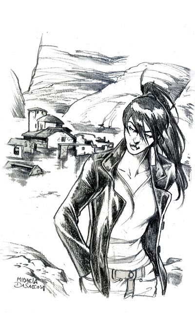 Illustrazione<br>disegni di Michela Da Sacco<br><i>(c) 2008 Del Bucchia Editore</i>