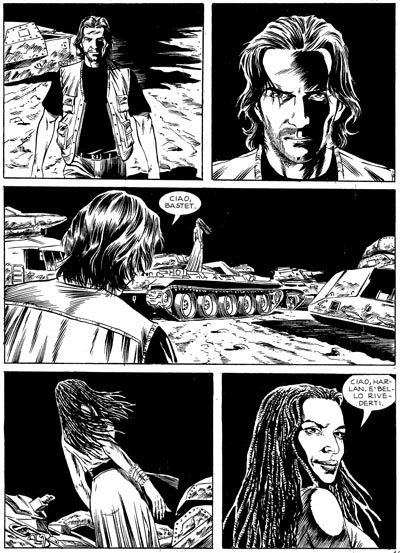 Numero 106 - Tavola 45<br>disegni di Fabrizio Russo<br><i>(c) 2008 Sergio Bonelli Editore</i>