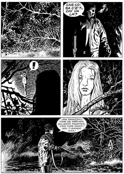 Numero 107 - Tavola 45<br>disegni di Majo<br><i>(c) 2008 Sergio Bonelli Editore</i>