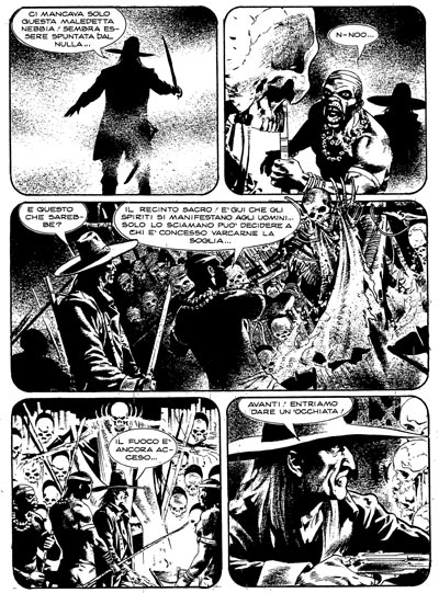 Numero 108 - Tavola 53<br>disegni di Arturo Lozzi<br><i>(c) 2008 Sergio Bonelli Editore</i>
