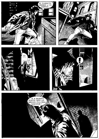 Numero 110 - Tavola 37<br>disegni di Arturo Lozzi<br><i>(c) 2008 Sergio Bonelli Editore</i>
