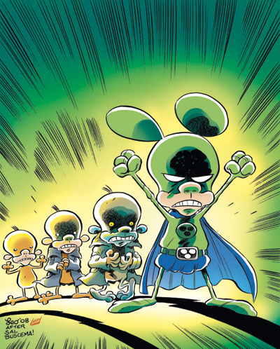 Disegno cover del n.69 Disegno cover del n.69<br><i>(c) Panini Comics - disegni di Leo Ortolani</i>