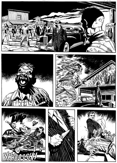 Numero 112 - Tavola 5<br>disegni di Fabrizio Russo<br><i>(c) 2008 Sergio Bonelli Editore</i>