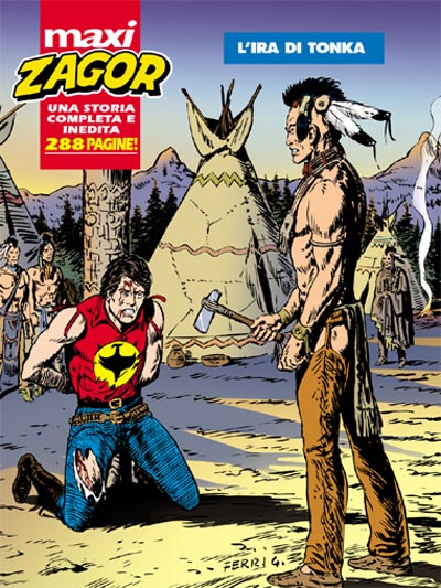 Cover Maxi numero 11<br>disegni di Gallieno Ferri<br><i>(c) 2008 Sergio Bonelli Editore</i>