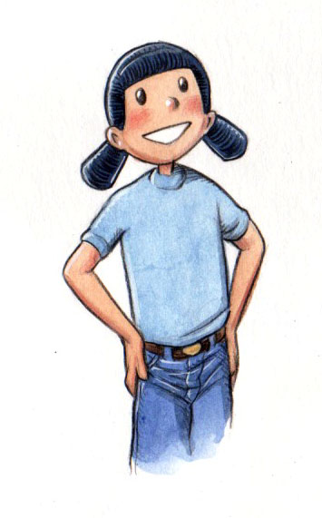 Akiko<br>disegni Mark Crilley<br><i>(c) Mark Crilley</i>